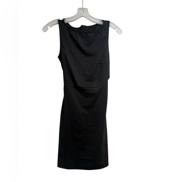 Cider ROUND NECKLINE RUCHED MINI DRESS - Picture 1 of 2